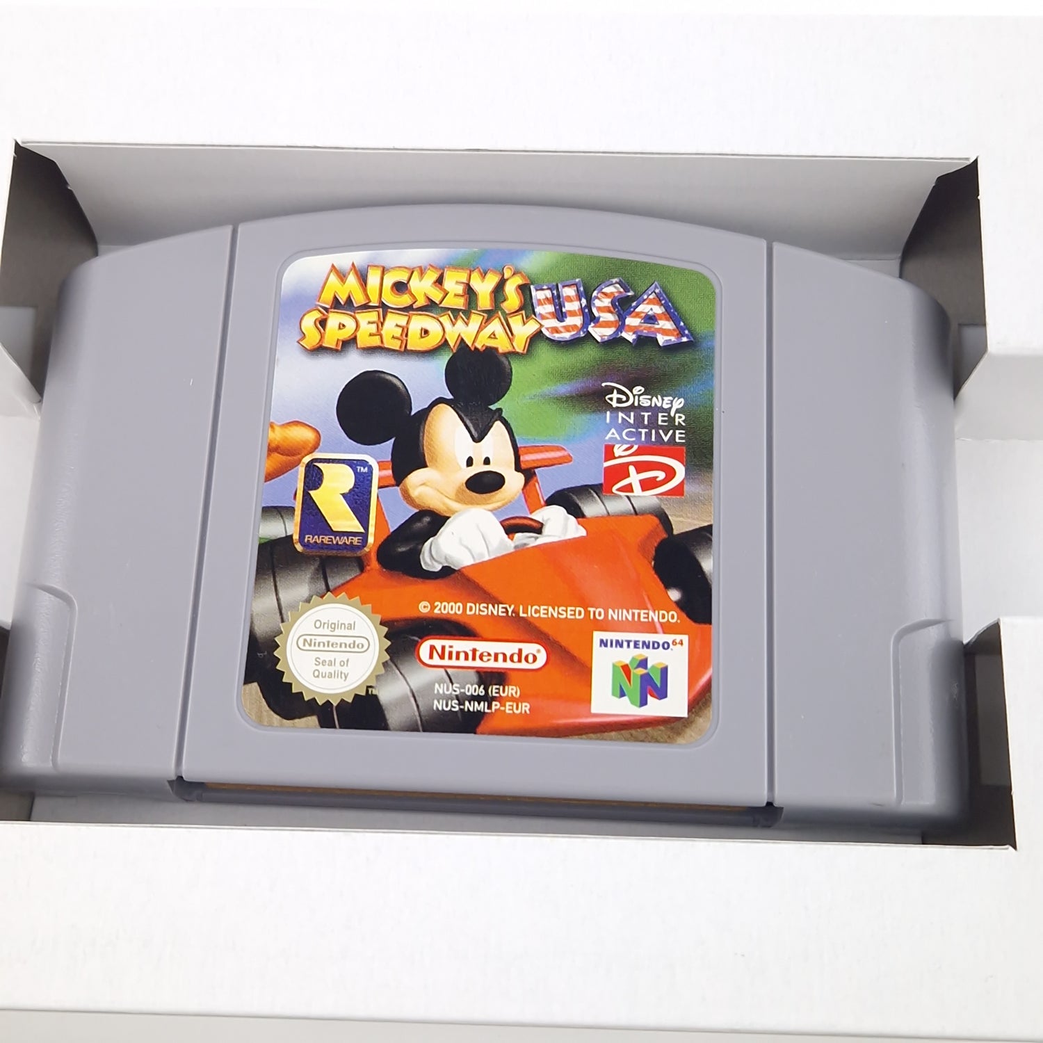 Nintendo 64 Spiel : Mickey´s Speedway USA - N64 Modul Anleitung OVP / PAL