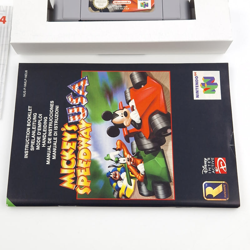 Nintendo 64 Spiel : Mickey´s Speedway USA - N64 Modul Anleitung OVP / PAL