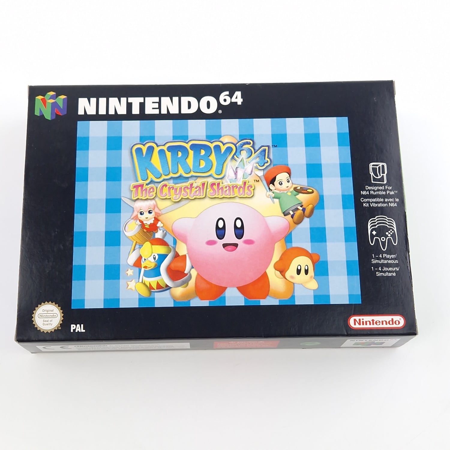 Nintendo 64 Spiel : Kirby The Crystal Shards - N64 Modul Anleitung OVP / PAL