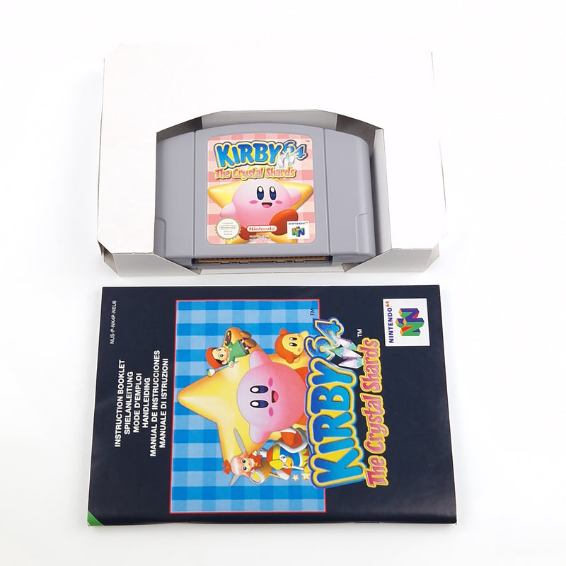 Nintendo 64 Spiel : Kirby The Crystal Shards - N64 Modul Anleitung OVP / PAL