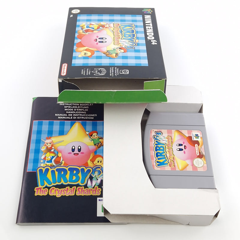 Nintendo 64 Spiel : Kirby The Crystal Shards - N64 Modul Anleitung OVP / PAL