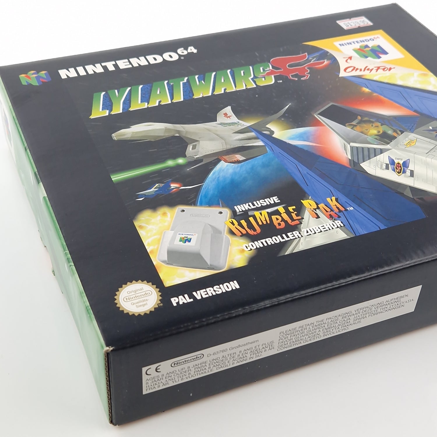 Nintendo 64 Spiel : Lylatwars - N64 Modul Anleitung OVP / PAL NNOE