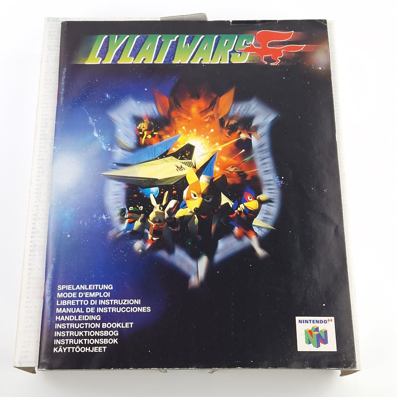 Nintendo 64 Spiel : Lylatwars - N64 Modul Anleitung OVP / PAL NNOE