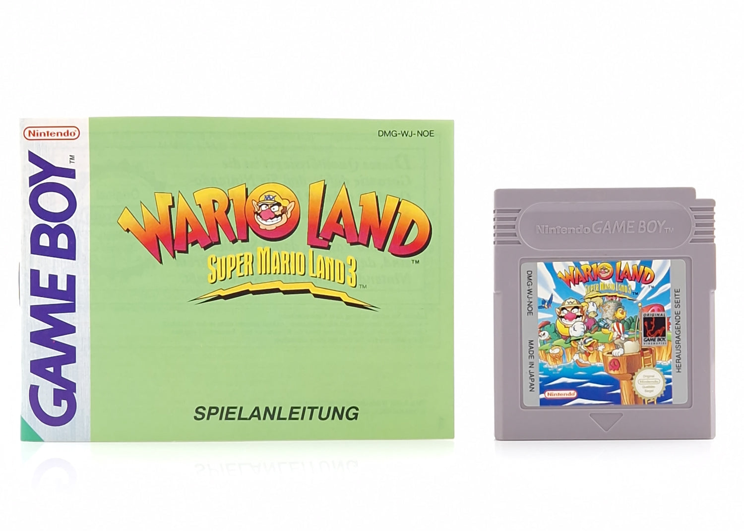 Nintendo Game Boy Classic Spiel : Wario Land Super Mario Land 3 - Modul Anl. NOE