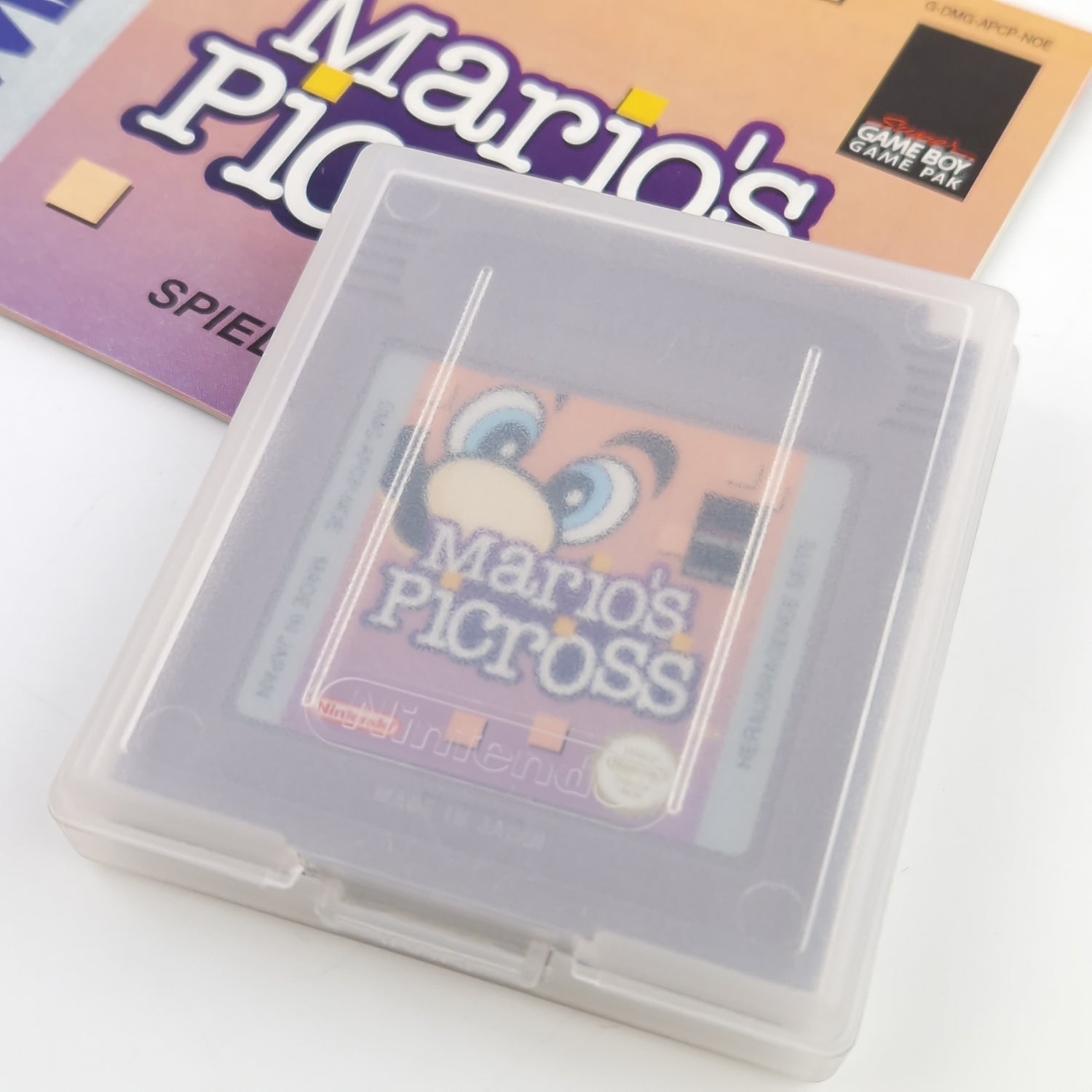 Nintendo Game Boy Classic Spiel : Mario Picross - Modul Anleitung / PAL NOE