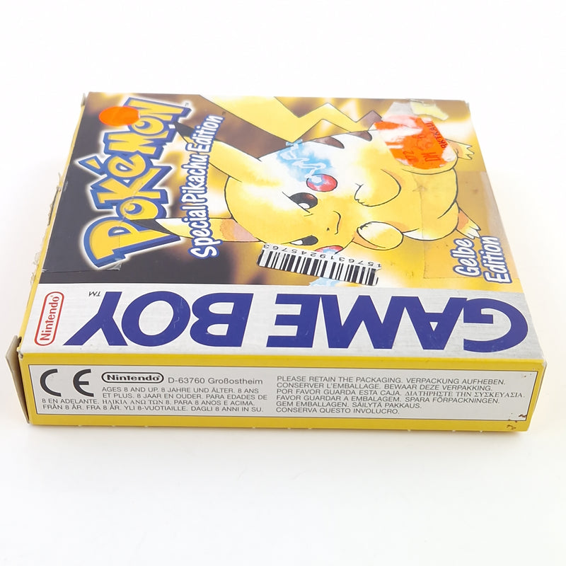 Nintendo Game Boy Classic Spiel : Pokemon Special Pikachu Edition - Gelbe OVP