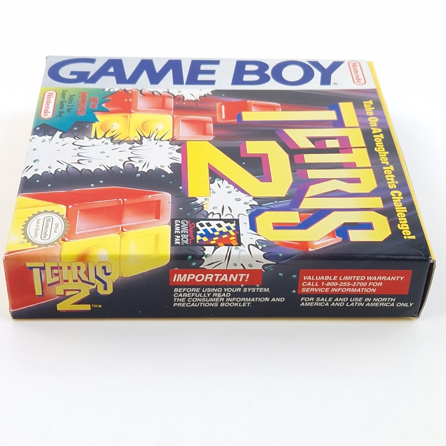 Nintendo Game Boy Classic Spiel : Tetris 2 - Modul Anleitung OVP GB NTSC-U/C USA