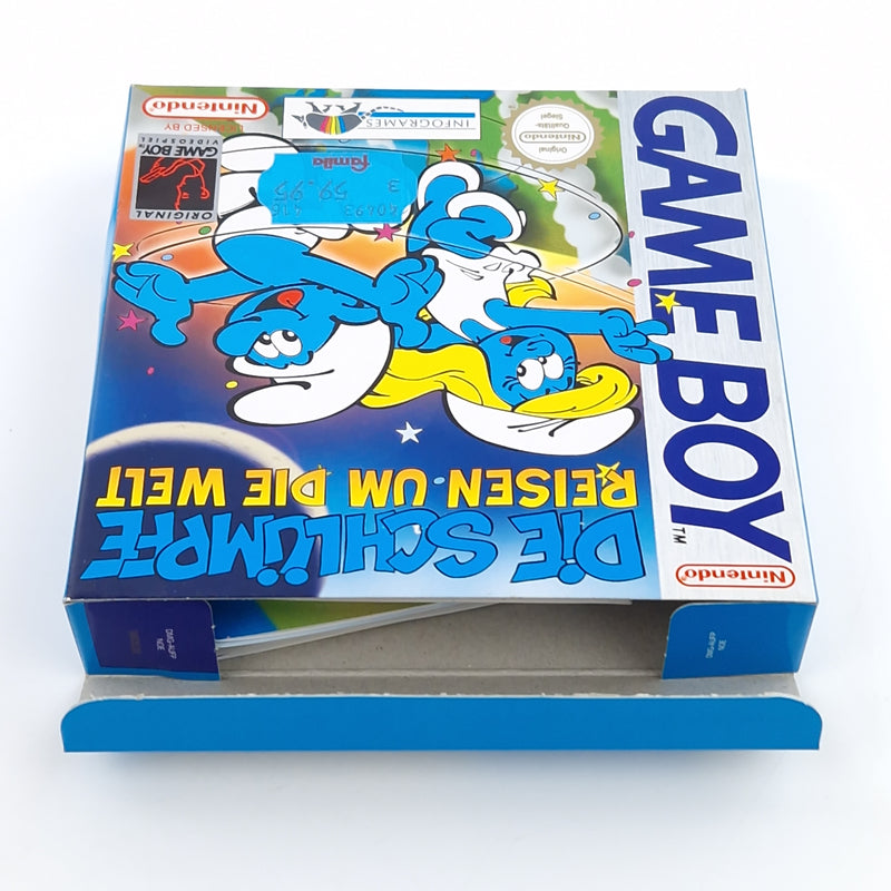 Nintendo Game Boy Classic Spiel : Die Schlümpfe Reisen um die Welt - GB OVP PAL