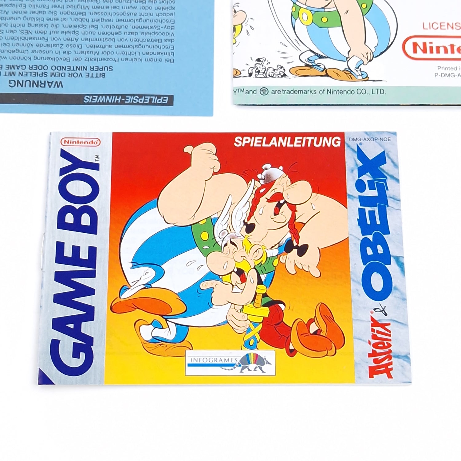 Nintendo Game Boy Classic Spiel : Asterix & Obelix - Modul Anleitung OVP NOE-1