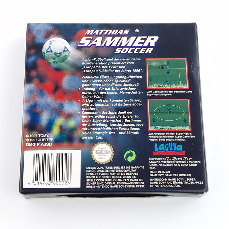 Nintendo Game Boy Classic Spiel : Matthias Sammer Soccer - Fußball GB OVP PAL