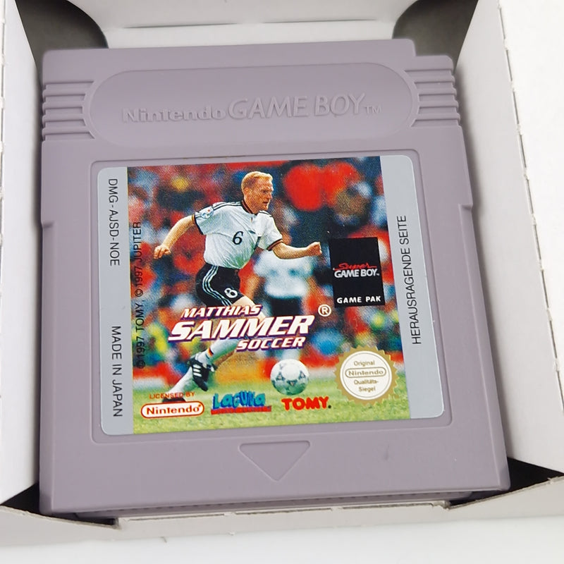 Nintendo Game Boy Classic Spiel : Matthias Sammer Soccer - Fußball GB OVP PAL