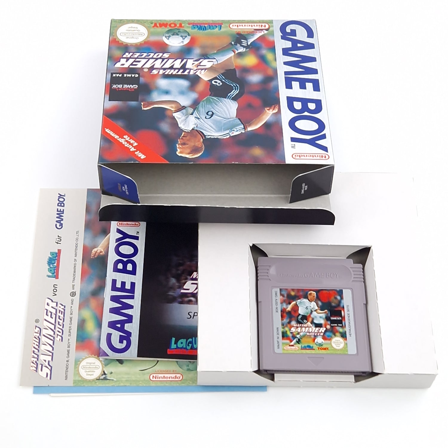 Nintendo Game Boy Classic Spiel : Matthias Sammer Soccer - Fußball GB OVP PAL