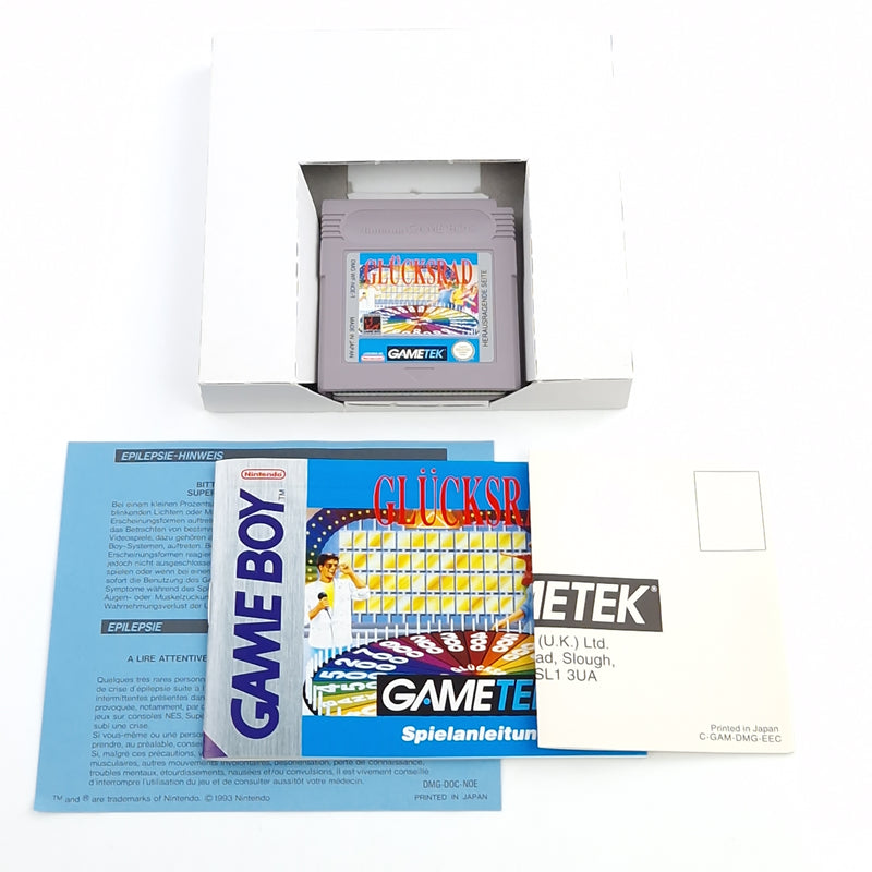 Nintendo Game Boy Classic Spiel : Glücksrad - Modul Anleitung OVP / GB PAL NOE-1