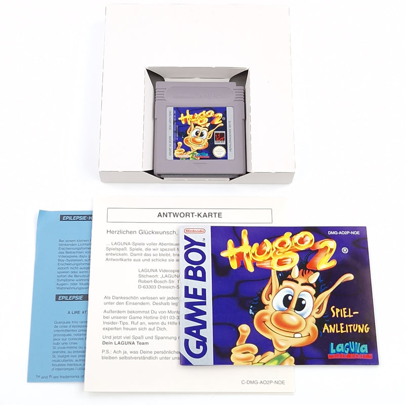 Nintendo Game Boy Classic Spiel : Hugo 2 - Modul Anleitung OVP / GB PAL NOE