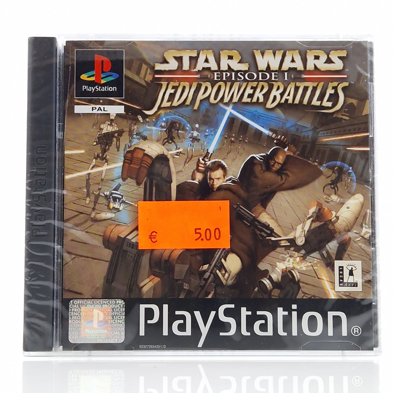 Playstation 1 Spiel : Star Wars Episode I Jedi Power Battles - OVP PS1 Resealed