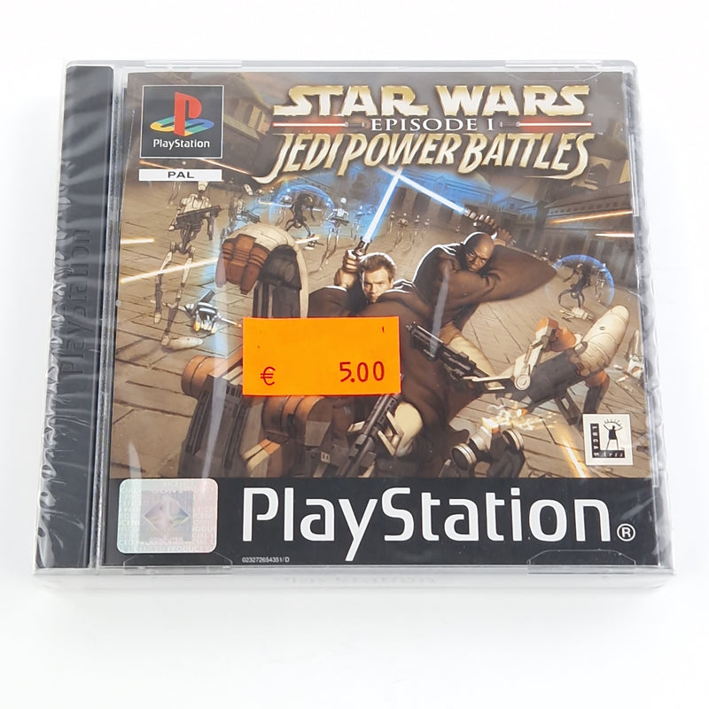 Playstation 1 Spiel : Star Wars Episode I Jedi Power Battles - OVP PS1 Resealed