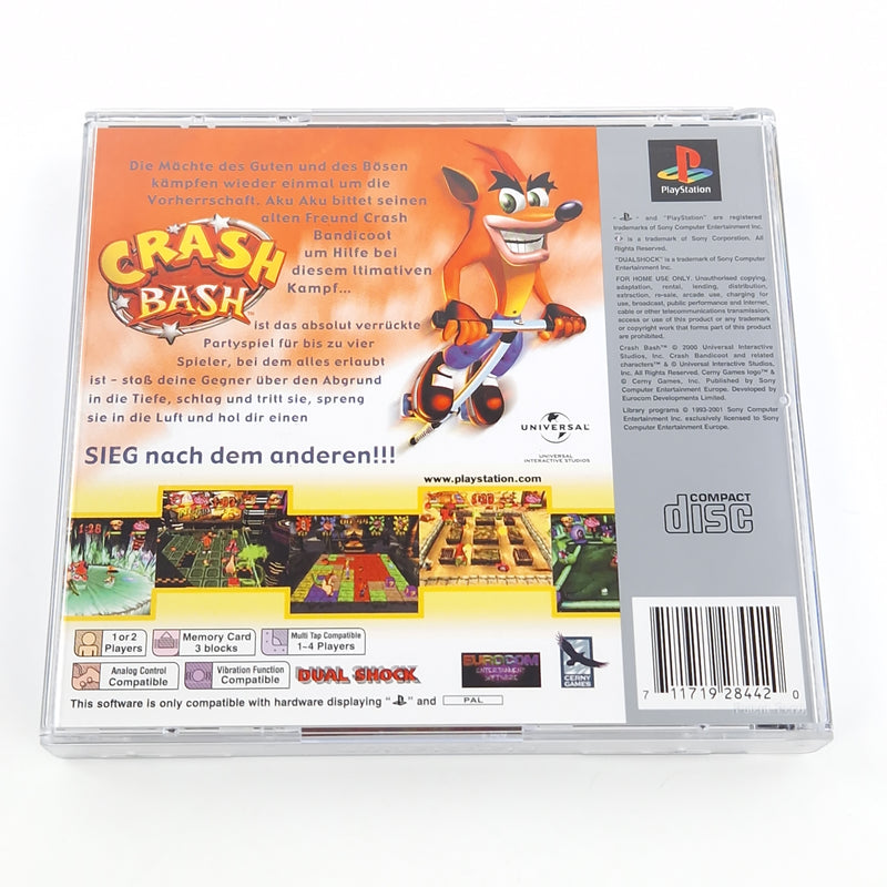 Playstation 1 Spiel : Crash Bash - CD Anleitung Platinum OVP / SONY PS1 Psone