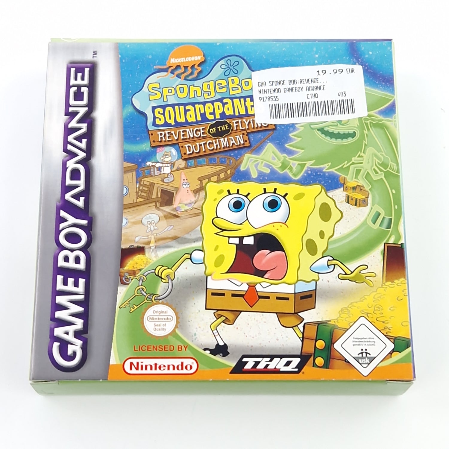 Nintendo Game Boy Advance Spongebob Squarepants Revenge of the Flying Dutchman