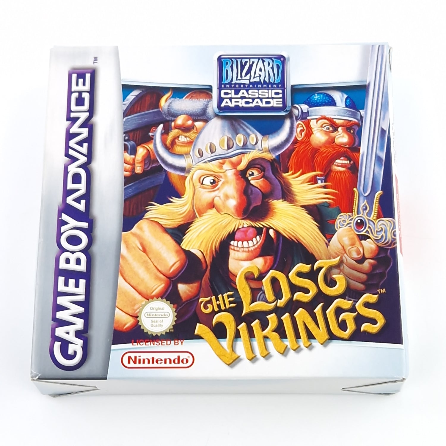 Nintendo Game Boy Advance Spiel : The Lost Vikings - Modul Anleitung OVP GBA