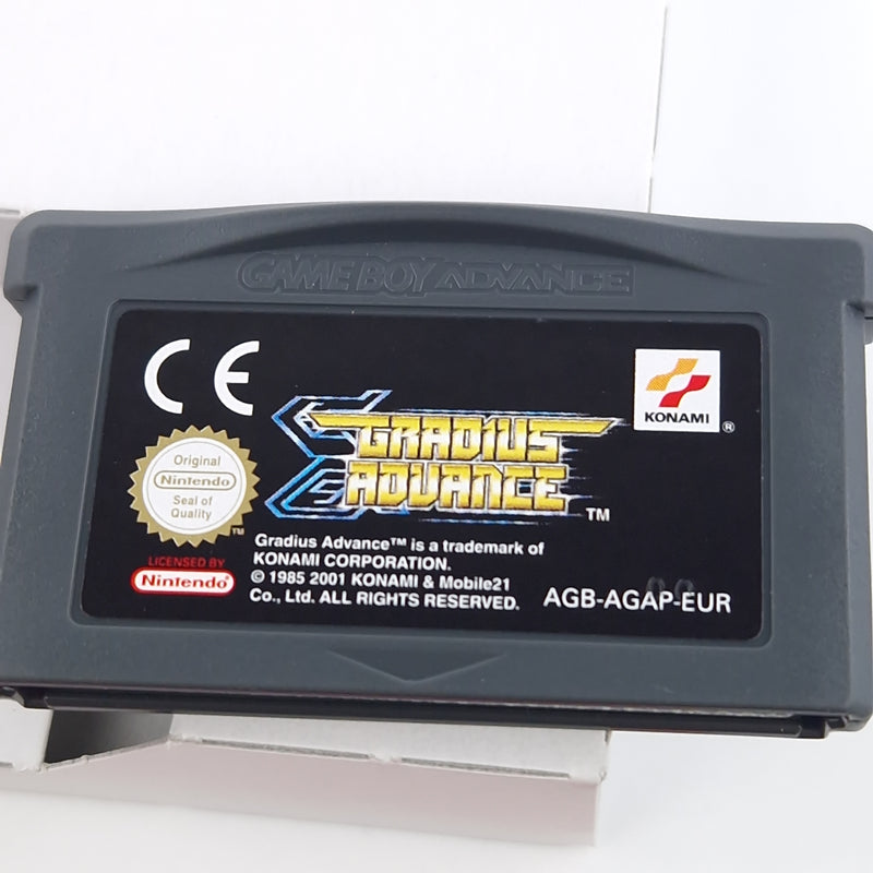 Nintendo Game Boy Advance Spiel : Gradius Advance - GBA Modul Anleitung OVP PAL