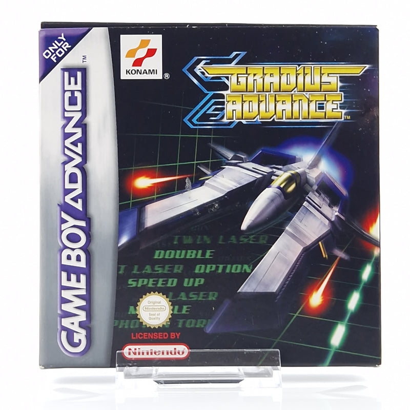 Nintendo Game Boy Advance Spiel : Gradius Advance - GBA Modul Anleitung OVP