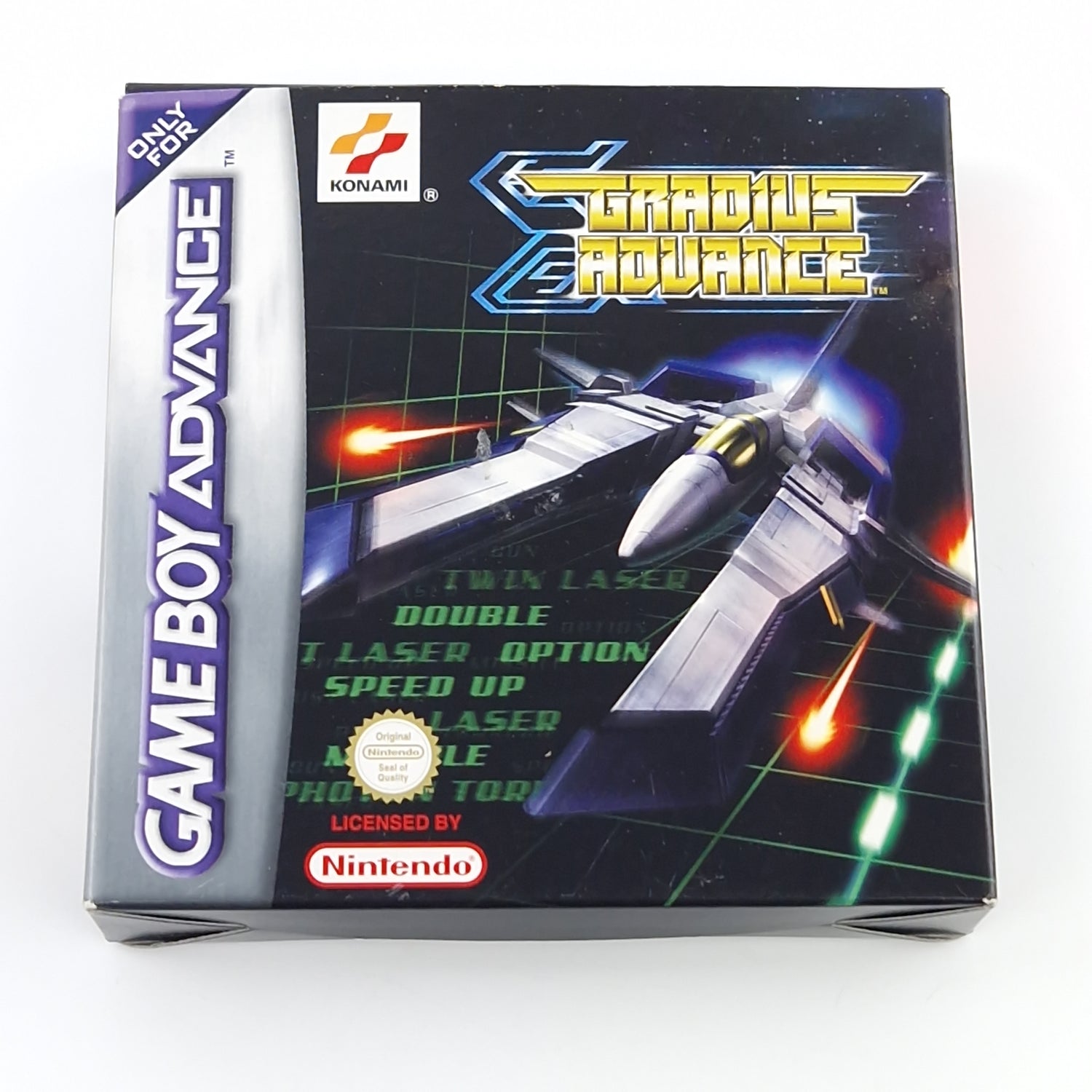 Nintendo Game Boy Advance Spiel : Gradius Advance - GBA Modul Anleitung OVP