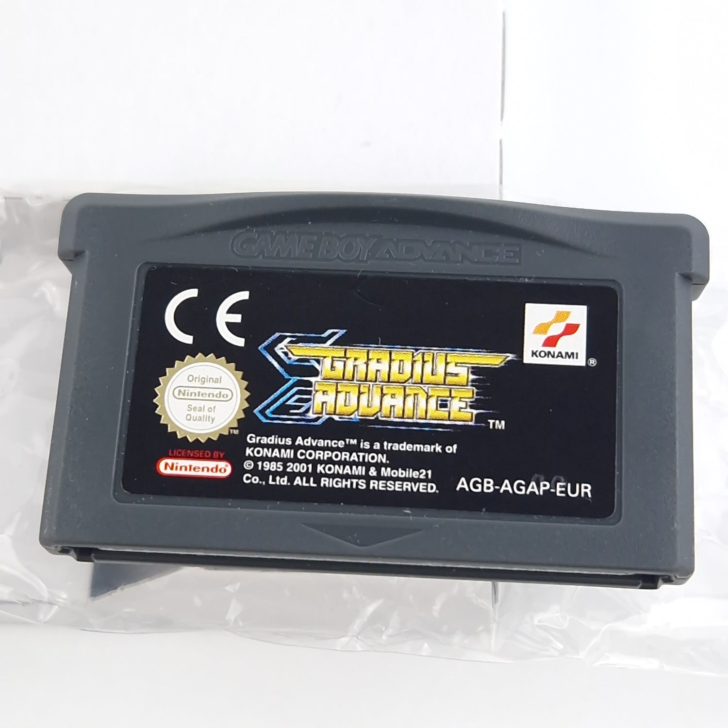 Nintendo Game Boy Advance Spiel : Gradius Advance - GBA Modul Anleitung OVP