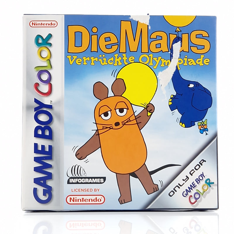 Nintendo Game Boy Color Spiel : Die Maus verrückte Olympiade - GBC OVP PAL