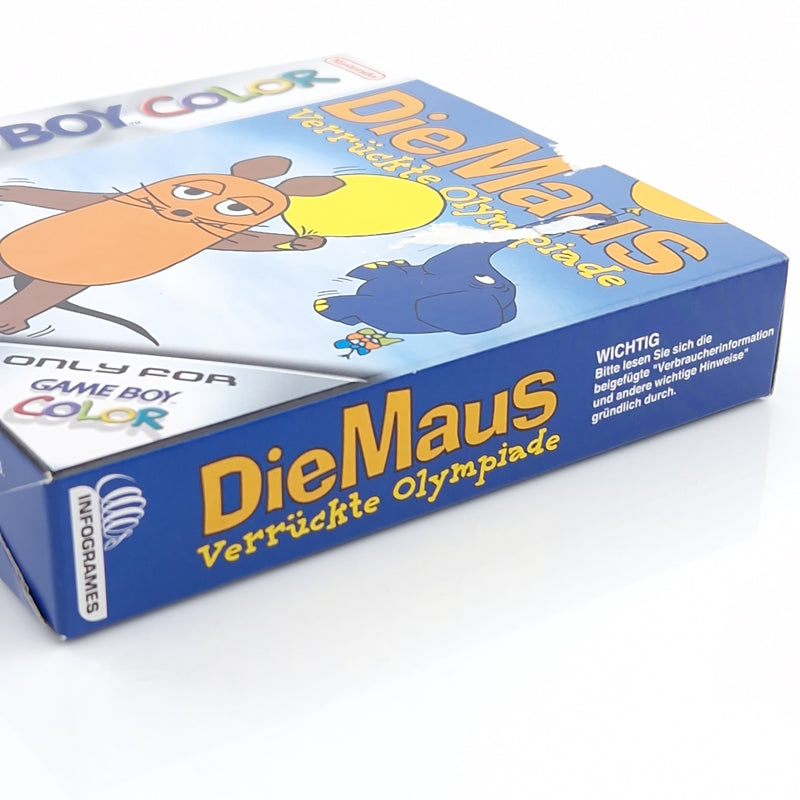 Nintendo Game Boy Color Spiel : Die Maus verrückte Olympiade - GBC OVP PAL