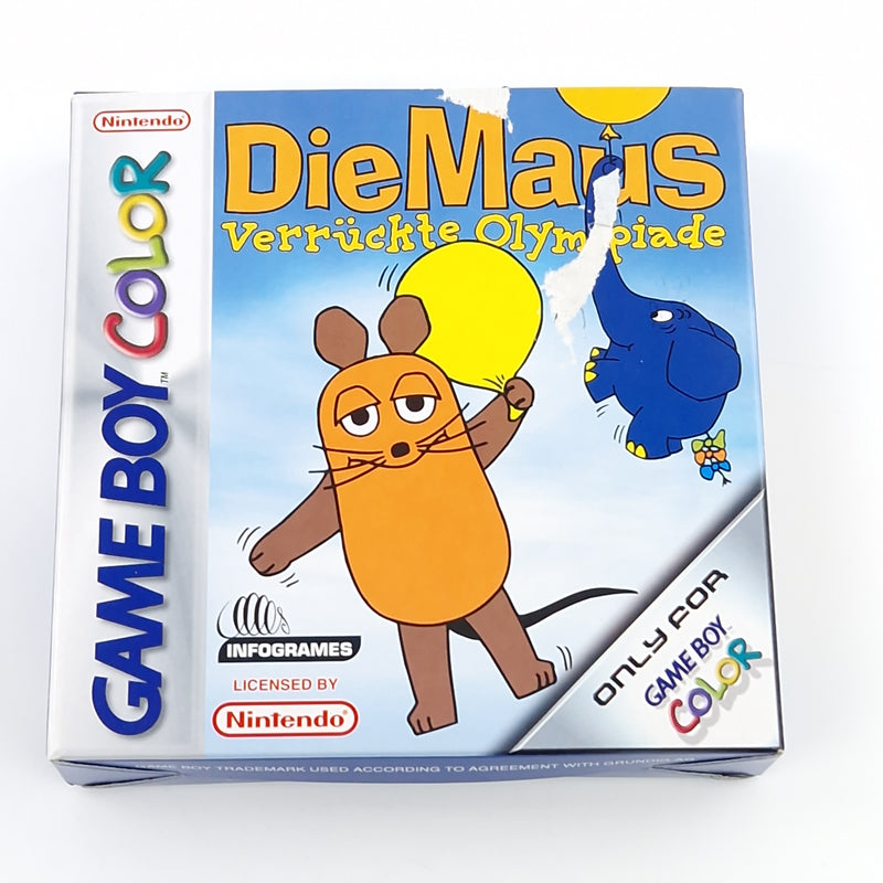 Nintendo Game Boy Color Spiel : Die Maus verrückte Olympiade - GBC OVP PAL