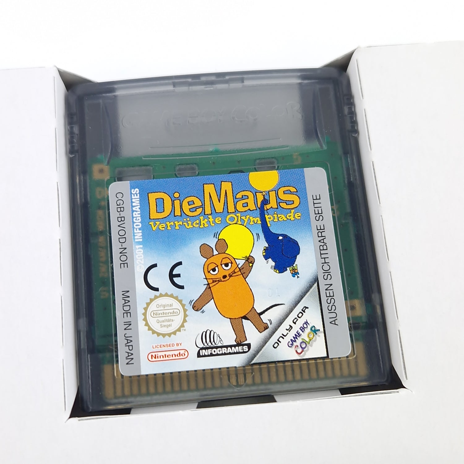 Nintendo Game Boy Color Spiel : Die Maus verrückte Olympiade - GBC OVP PAL