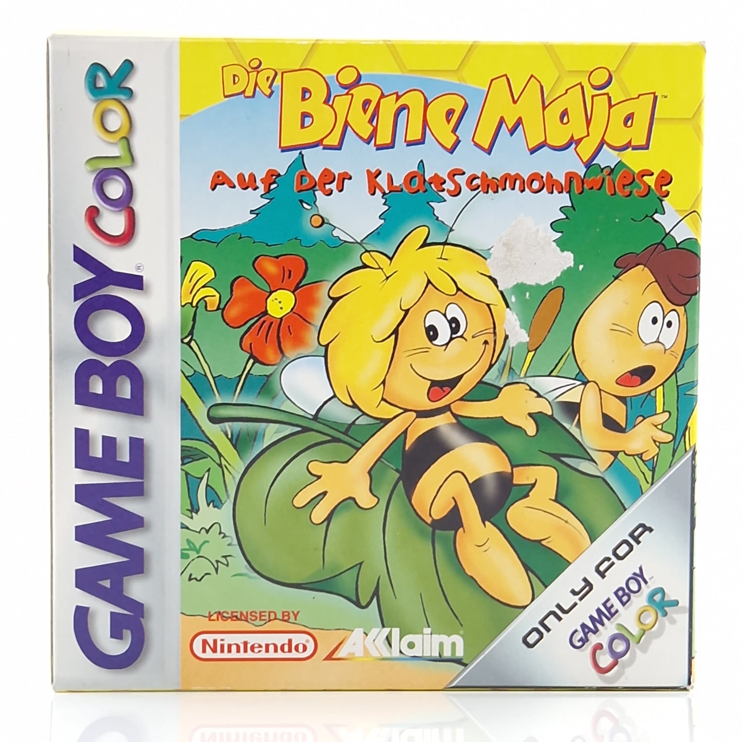 Nintendo Game Boy Color Spiel : Die Biene Maja auf der Klatschmohnwiese GBA OVP