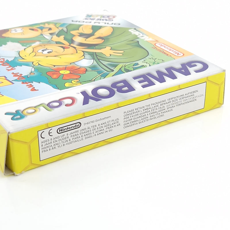 Nintendo Game Boy Color Spiel : Die Biene Maja auf der Klatschmohnwiese GBA OVP