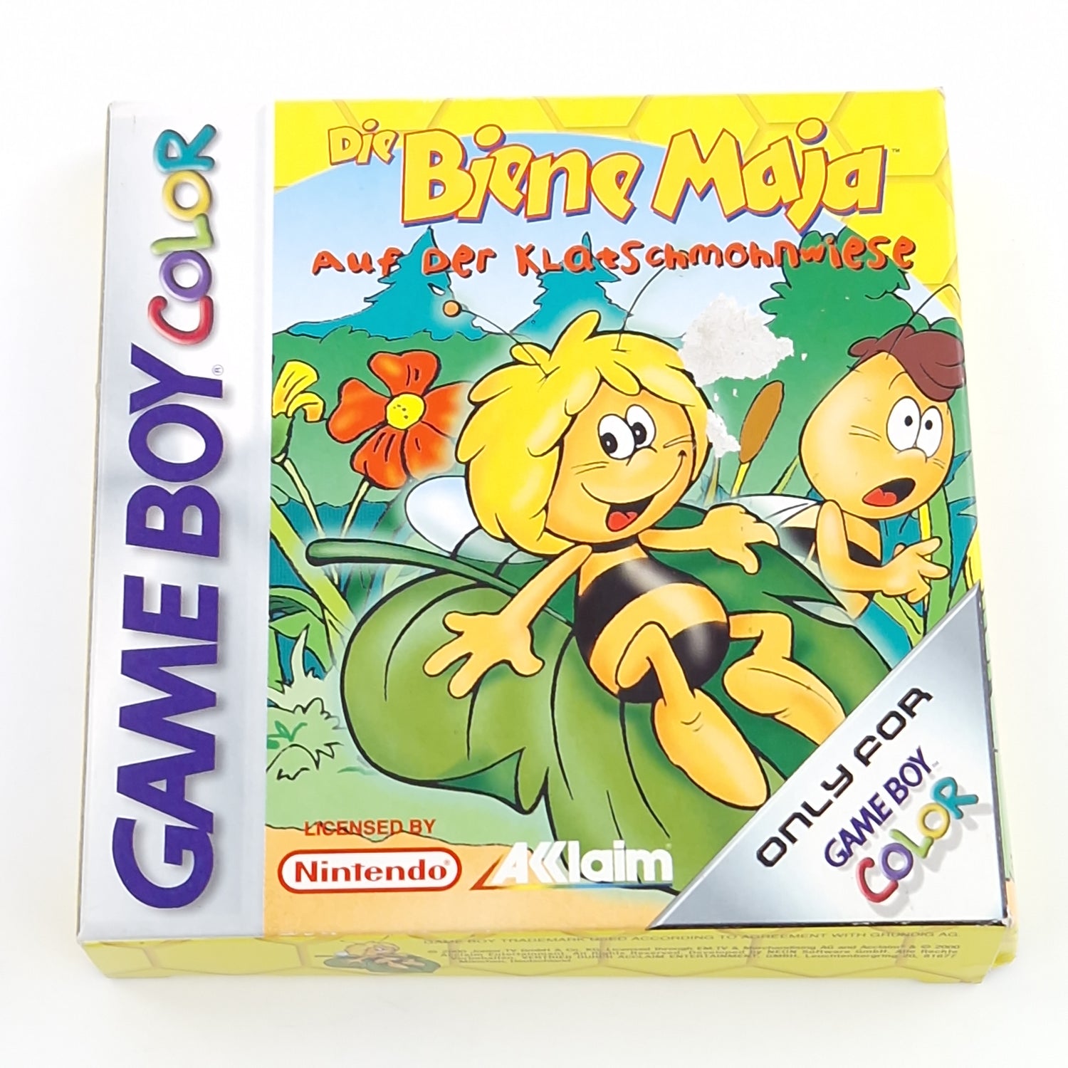 Nintendo Game Boy Color Spiel : Die Biene Maja auf der Klatschmohnwiese GBA OVP