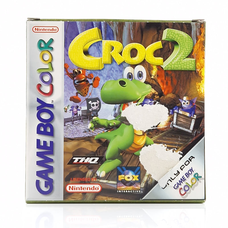 Nintendo Game Boy Color Spiel : Croc 2 - Modul Anleitung OVP / GBC PAL