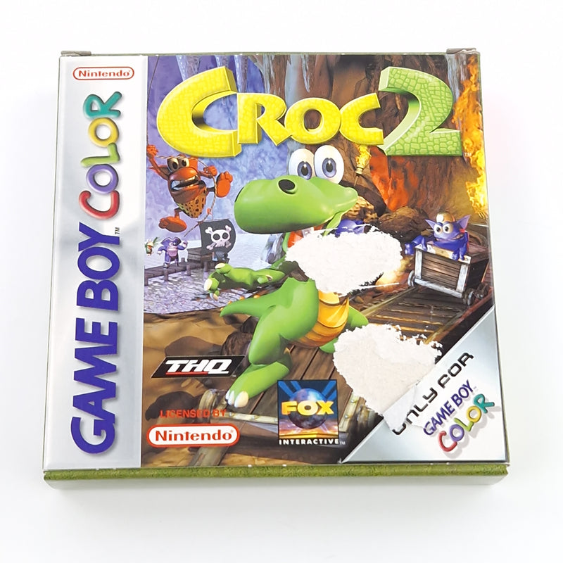 Nintendo Game Boy Color Spiel : Croc 2 - Modul Anleitung OVP / GBC PAL