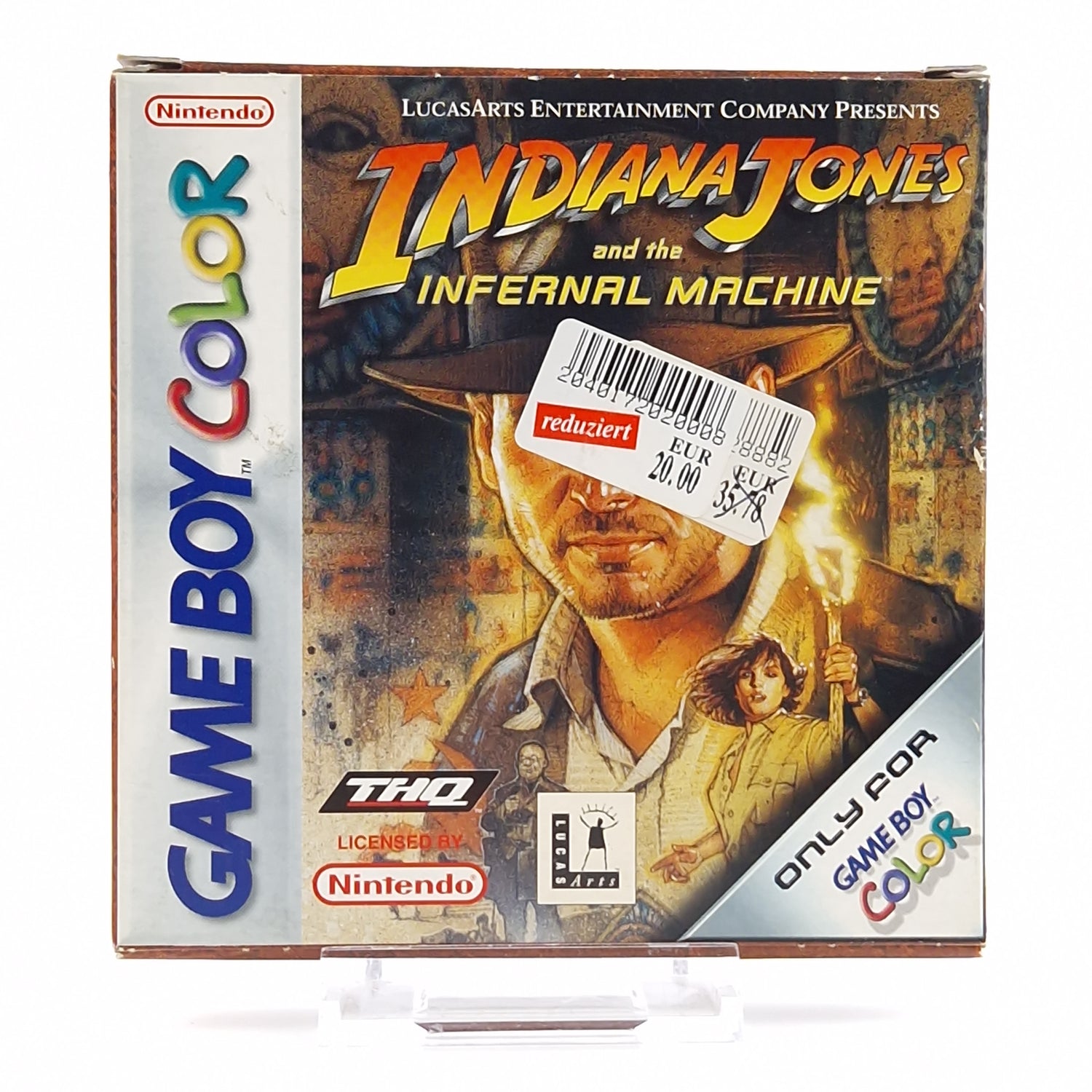 Nintendo Game Boy Color Spiel : Indiana Jones and the Infernal Machine - GBC OVP