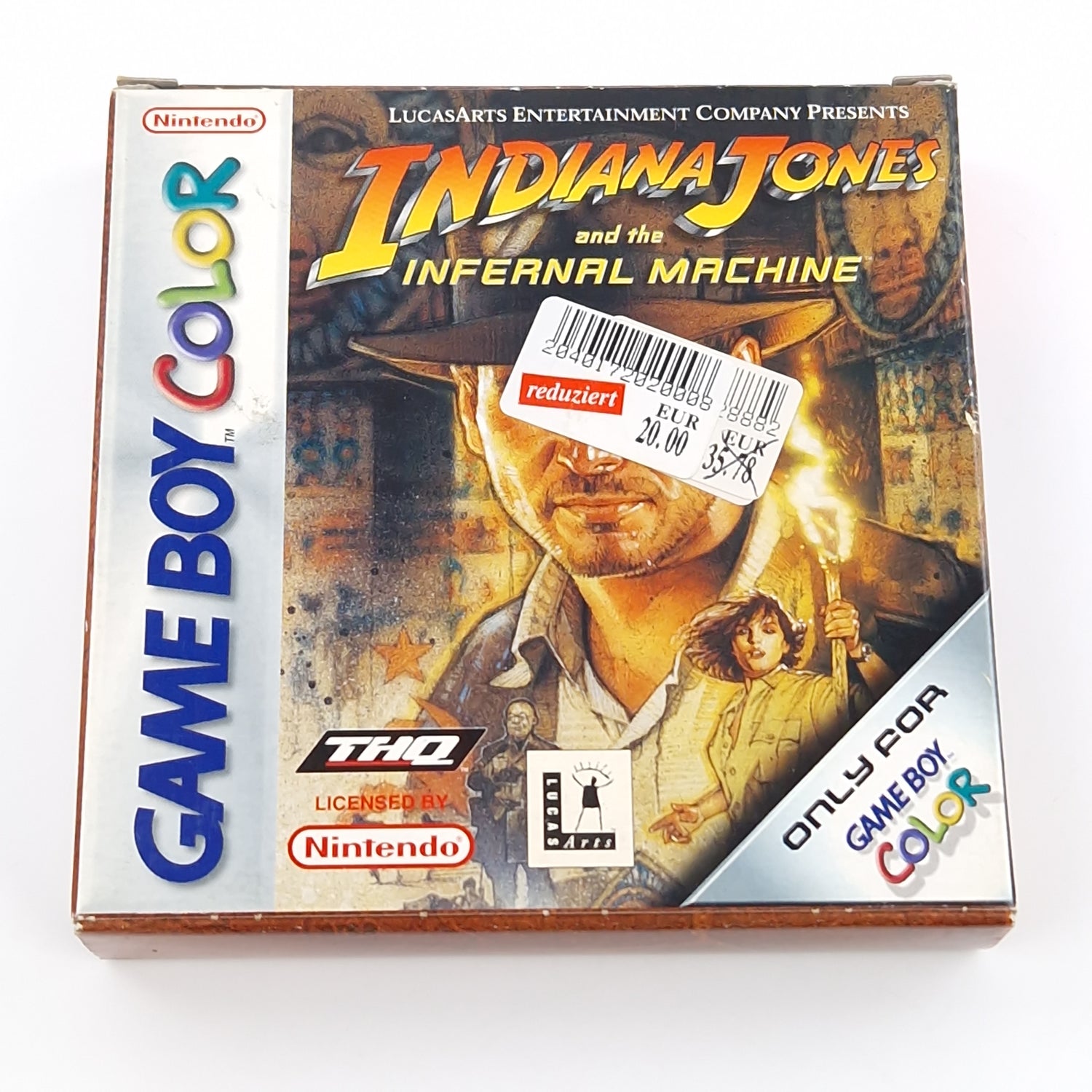 Nintendo Game Boy Color Spiel : Indiana Jones and the Infernal Machine - GBC OVP