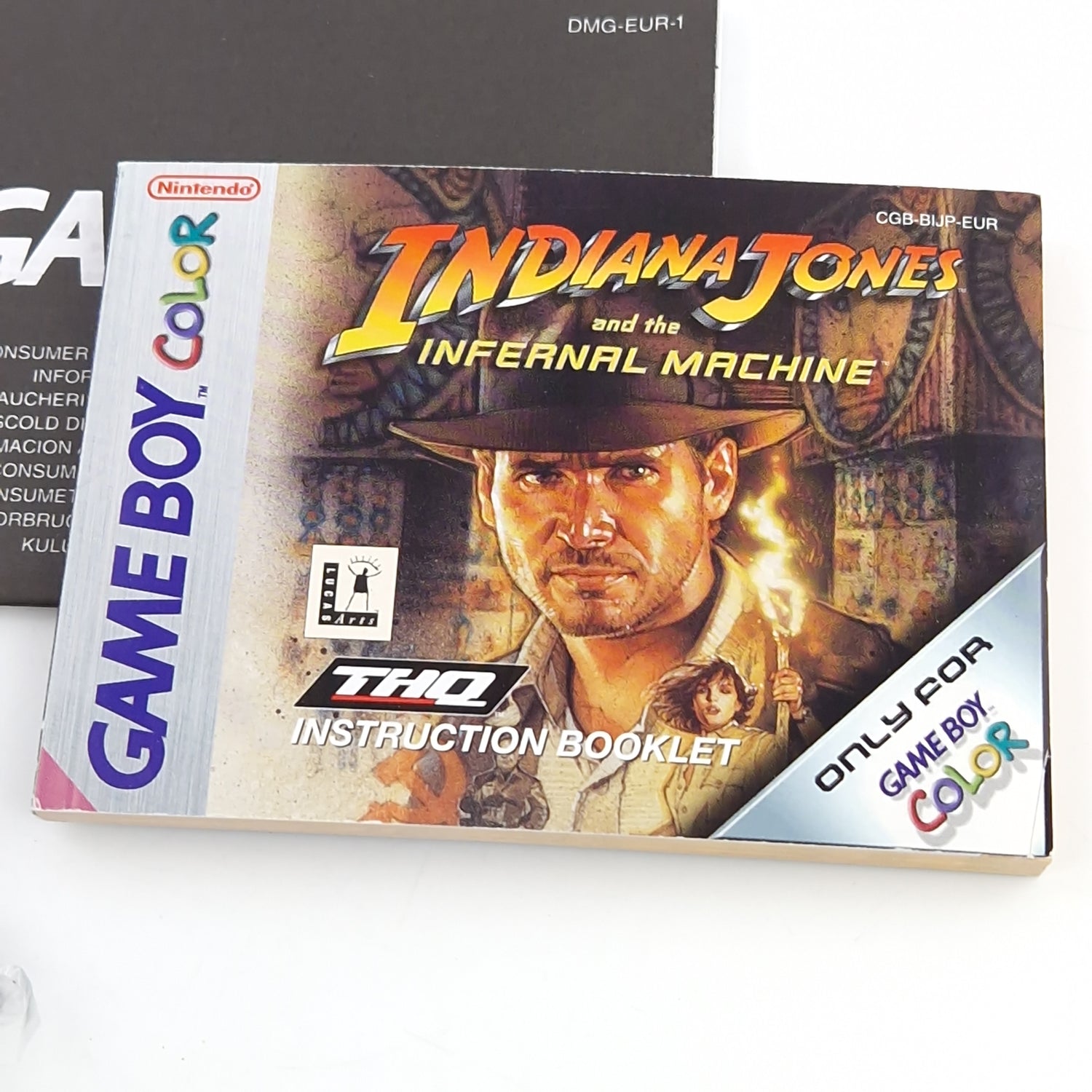 Nintendo Game Boy Color Spiel : Indiana Jones and the Infernal Machine - GBC OVP