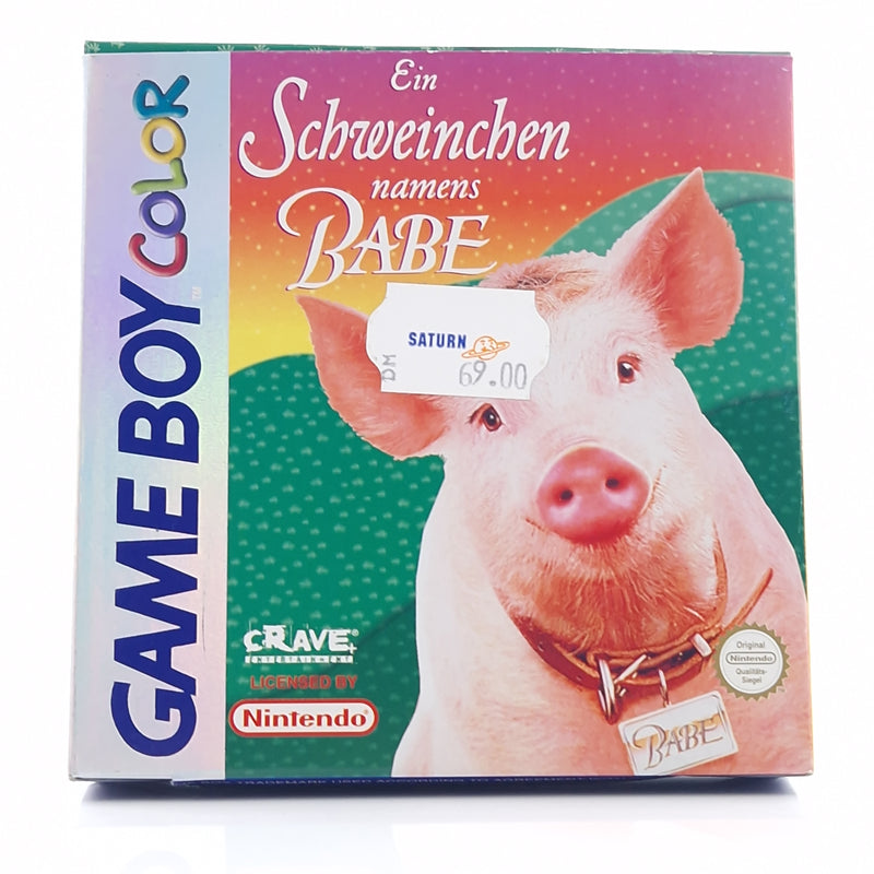 Nintendo Game Boy Color Spiel : Ein Schweinchen namens BABE - GBC OVP PAL