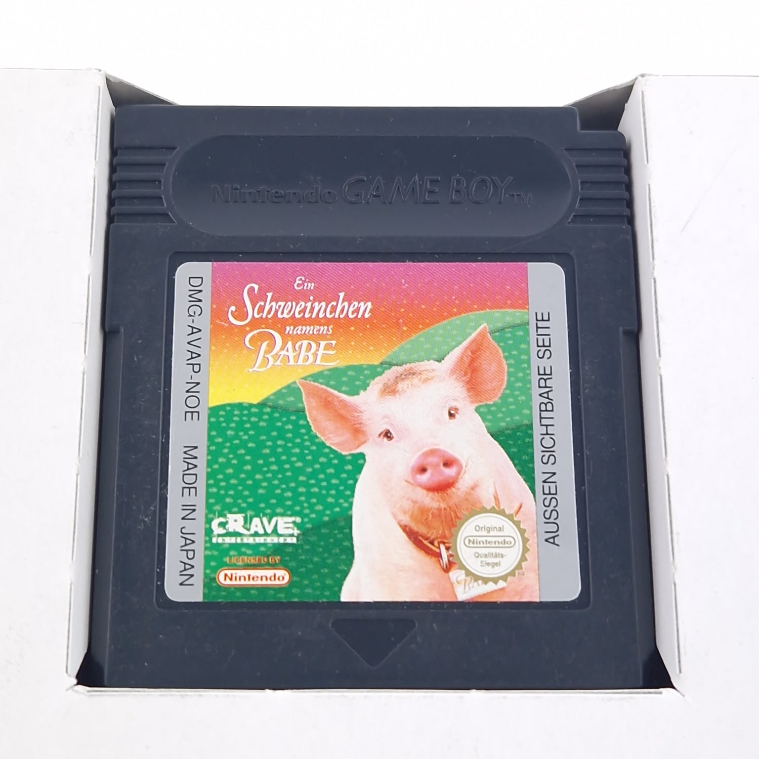 Nintendo Game Boy Color Spiel : Ein Schweinchen namens BABE - GBC OVP PAL