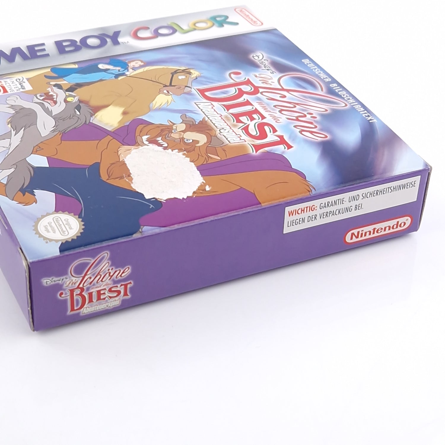 Nintendo Game Boy Color Spiel : Disneys Die schöne und das Biest Abenteuerspiel