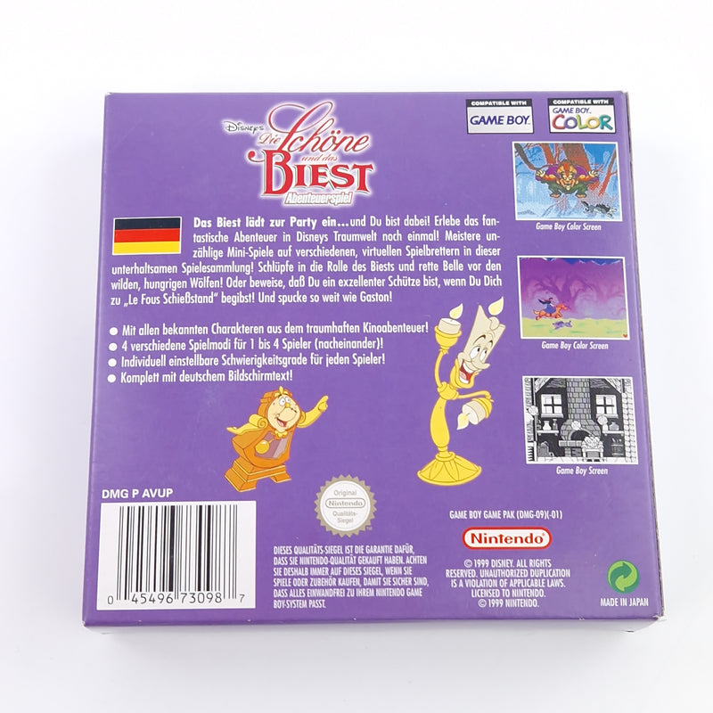 Nintendo Game Boy Color Spiel : Disneys Die schöne und das Biest Abenteuerspiel