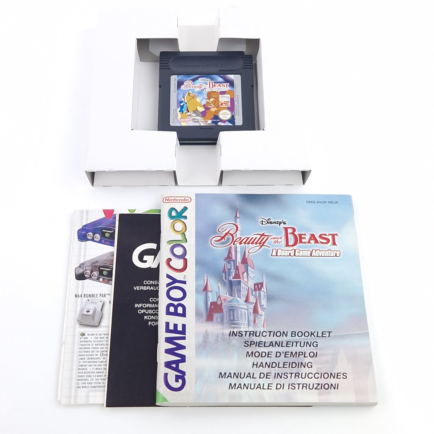 Nintendo Game Boy Color Spiel : Disneys Die schöne und das Biest Abenteuerspiel