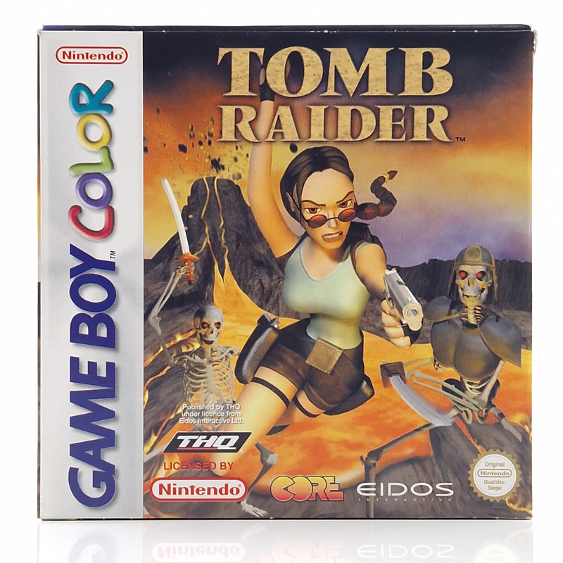 Nintendo Game Boy Color Spiel : Tomb Raider - Modul Anleitung OVP / GBC PAL