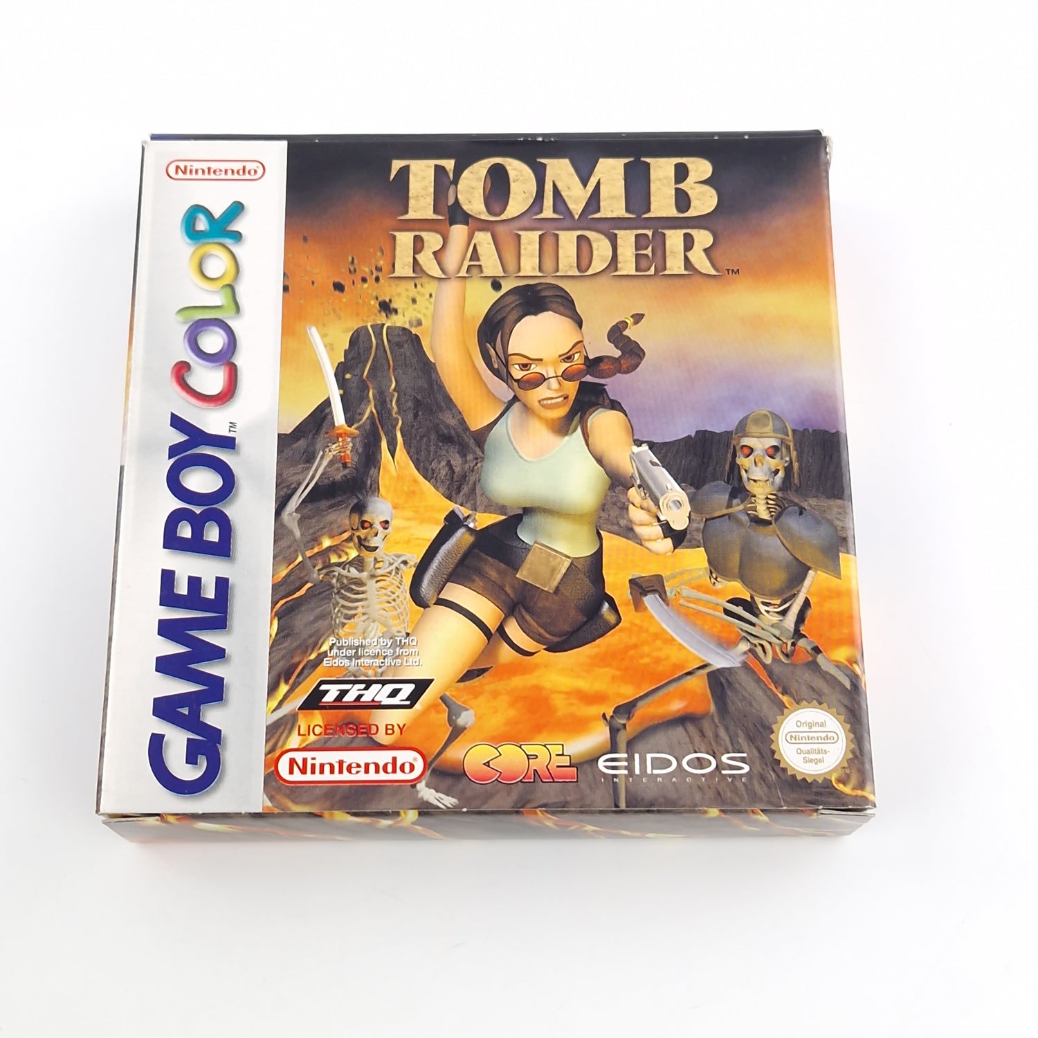 Nintendo Game Boy Color Spiel : Tomb Raider - Modul Anleitung OVP / GBC PAL