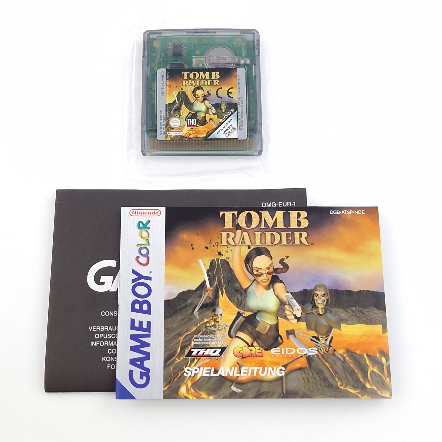 Nintendo Game Boy Color Spiel : Tomb Raider - Modul Anleitung OVP / GBC PAL