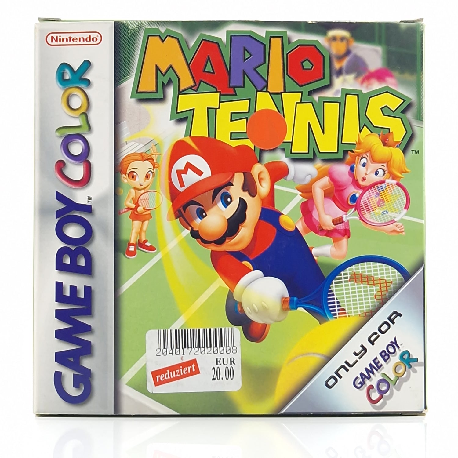 Nintendo Game Boy Color Spiel : Mario Tennis - Modul Anleitung OVP / GBC PAL 01