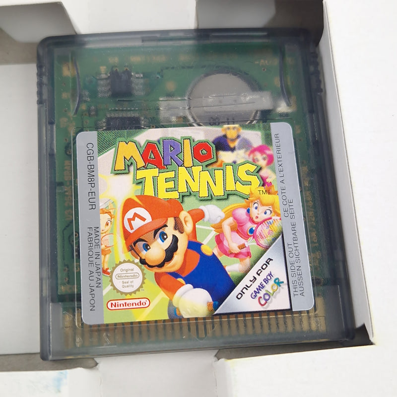 Nintendo Game Boy Color Spiel : Mario Tennis - Modul Anleitung OVP / GBC PAL 01