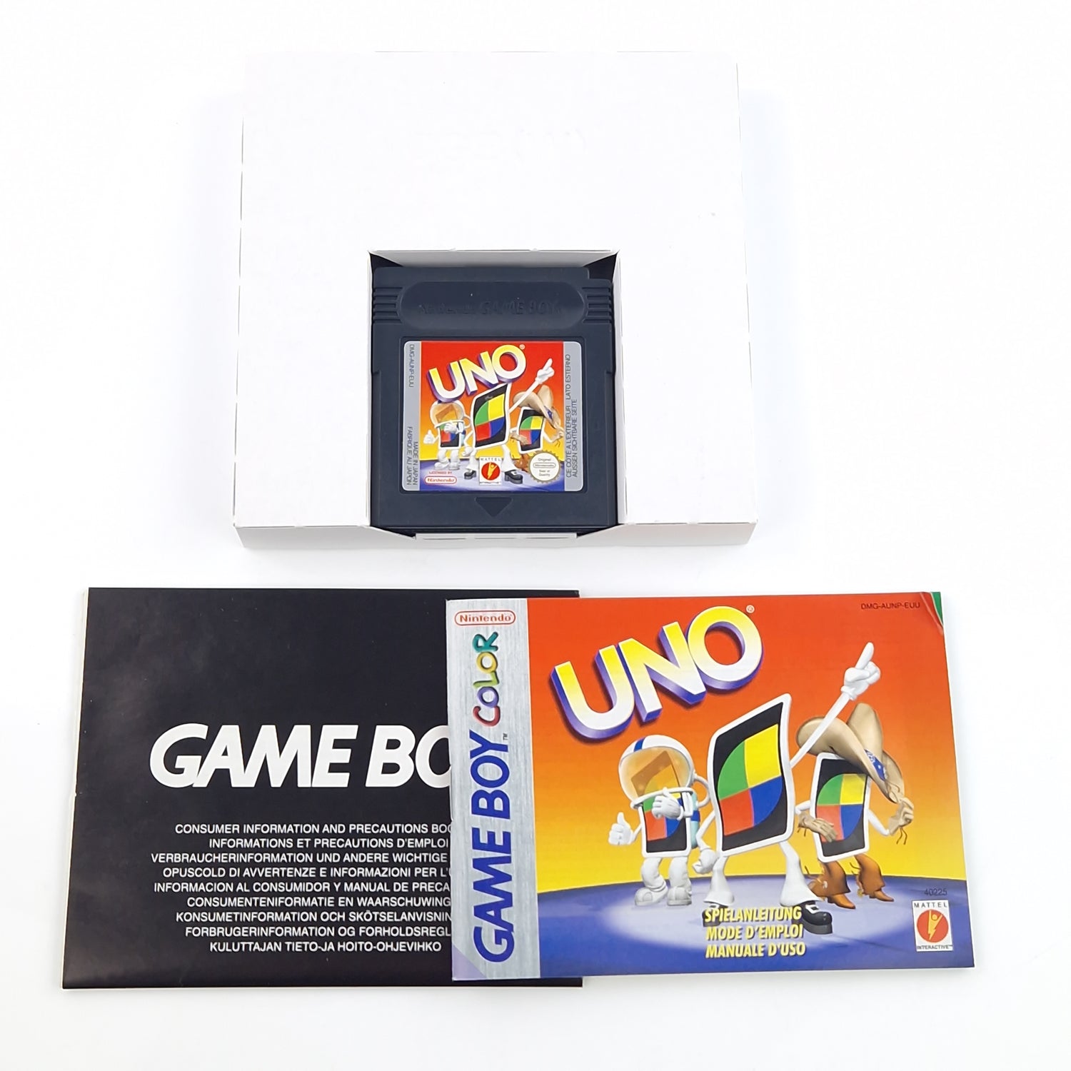 Nintendo Game Boy Color Spiel : UNO - Modul Anleitung OVP / GBC PAL EUU